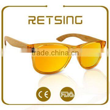 Laser Logo Wooden Sunglasses Bamboo Sunglasses Wholesale photo-5