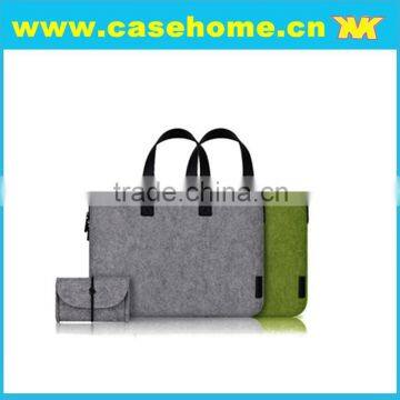 Portable belt felt bag cases for tablet , felt tote bags for tablet OEM/ODM, tablet felt sleeves