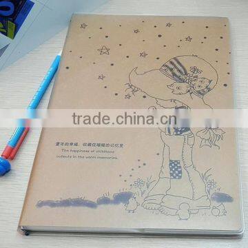 Factory cheap note books with kraft paper cover