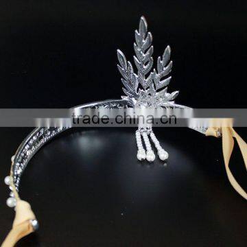 Gatsby Hot Sale Top Quality Bridal Tiara Rhinestone Hair Accessories photo-4