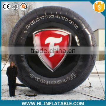 2015 Hot sale Advertising inflatable tyre/tire,inflatable replicas model,inflatable model for advertising