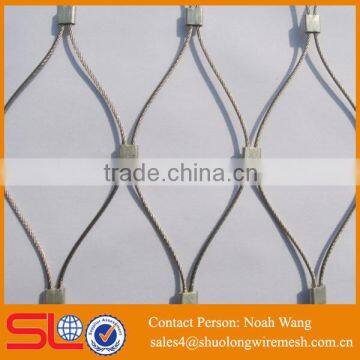 BV company Good Price stainless steel wire rope zoo netting