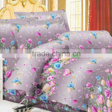 100% Cotton Pigment Printed Duvet Cover Set/cheap Price
