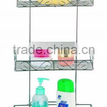 triple folding bathroom rack