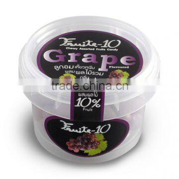 10% Assorted Fruit Soft Candy - Grape Flavored Fruity photo-2