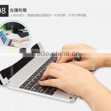 Light Weight Ergonomic Design bluetooth keyboard gold for iPad air 2
