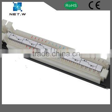 19 inch Rack mount 110 block patch panel, 110 type patch panel