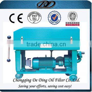 DEDING Hotsale Poratble Oil Purifier, Small Size, Cheap Price Slude Removing, Oil Dehydration, Portable Filter Plant