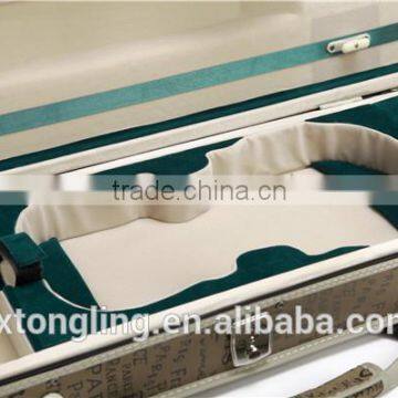 High Density Foam Oval Shaped Deluxe Light Violin Case 4/4 Leather Violin Case photo-5