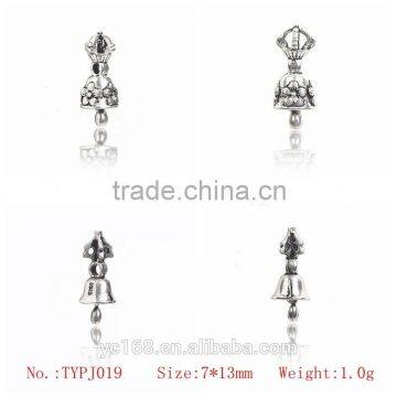 Factory Price Accessories for Jewelry DIY 925 Sterling Silver Bell Beads For Jewelry Making