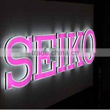 Mini acrylic led letter sign