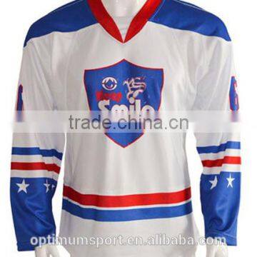 Custom Sublimation Fitted Ice Hockey Jersey