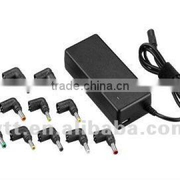 70W universal automatic laptop ac adapter with USB