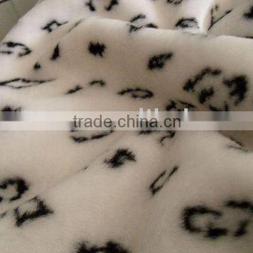 Flower Jacquard Fur