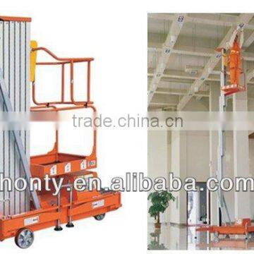 single mast aluminium alloy lift