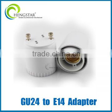 ceramic lamp adapter GU24,GU10,E27,E14,E12, gu24 to e14 adapter