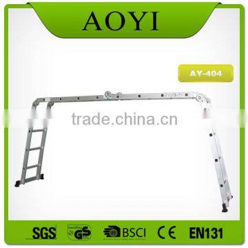 4 x 4 Folding Aluminium Ladder Multi Purpose Function Aluminium Ladders AY-404 With EN131 photo-5