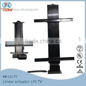 Quick and easy installed linear actuator lift TV for TV lift mechanisms