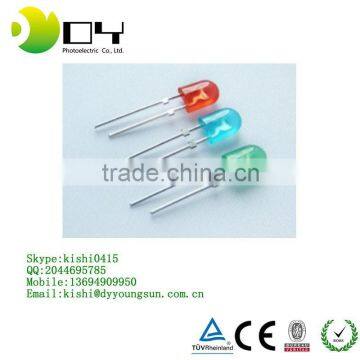 ROHS LED diode 3mm 5mm 8mm 10mm round/oval/straw hat/flat mini led diode