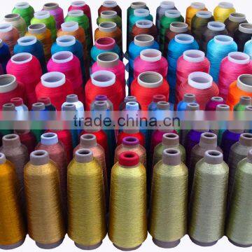 DLX020 factory direct sale dyed embroidery polyester thread                        
                                                Quality Choice