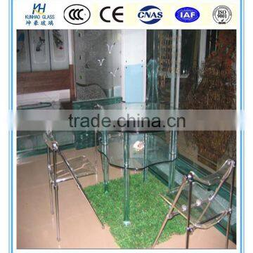 Low Price Tempered Toughened Furniture Glass Panel Table photo-5