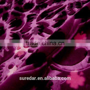 Super Soft Printing Polyester Plush Mink Blanket Queen Size photo-4