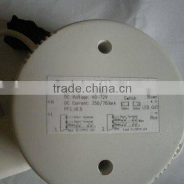 50W 350ma,700mA dual output constant current waterproof LED driver