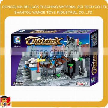 Dr.luck enlighten bricks castle games children's