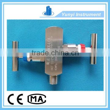 2 way valve manifold, stainless steel water manifold