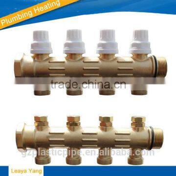 15 ways Systems Brass Manifold/water manifold/2 way manifold/3 way manifold/brass fittings