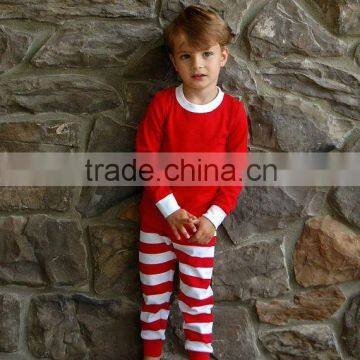 Organic Cotton Baby Striped Christmas Pajamas for Family Matching photo-5