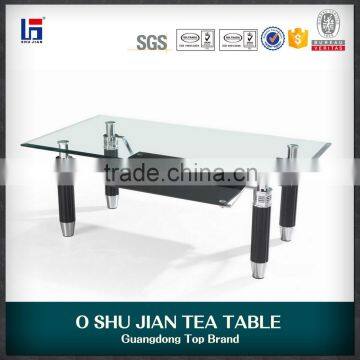 Durable glass coffee table parts