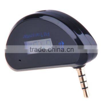 3.5mm In-car Wireless FM Transmitter Car Audio for iPhone 5 5C 5S ipad air Samsung Galaxy S4 S3 S2 S1