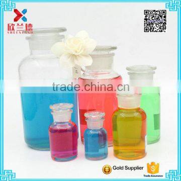 Different sizes clearly Industrial Use and Liquid Medicine Use glass bottle