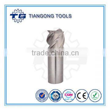 finishing HSS M35 End Mill with 4 Flutes