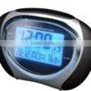 smartlight LCD clock with snooze alarm and calendar