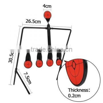 Auto Reset Reactive Spinner Target 5 Paddles Plinking Shooting Hunting Gun