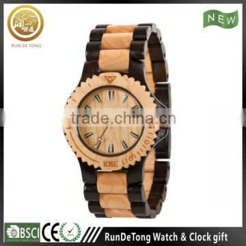 Eco-friendly material waterproof wood watch variety colors