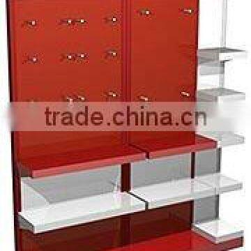 Steel Shelf display with hooks(JH-R13)