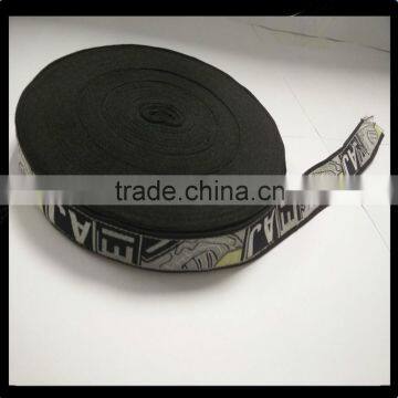 Custom width coloured 100%polyester jacquard ribbon embroidered trim