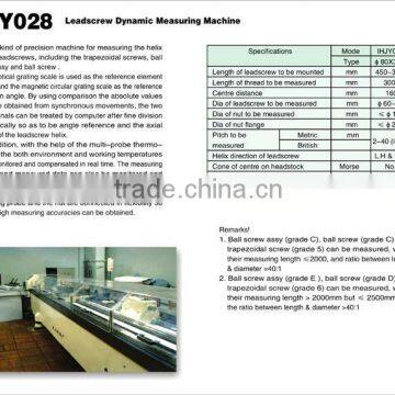 3-m Ball Leadscrew Dynamic Measuring Macnine Using Twin Heterodyne Laser Interferometric Control
