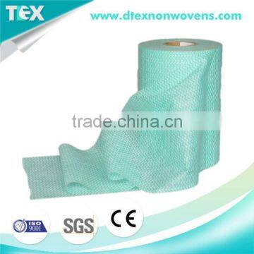 FACTORY meshed spun lace viscose polyester clean wipes