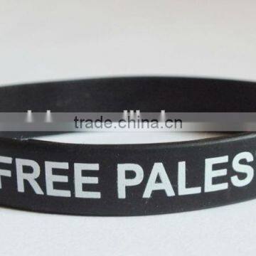 Excellent quality Save Gaza Free Palestine silicone wristbands ---- DH 16960