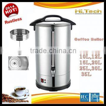 Coffee Boiler Coffee Urn Coffee Percolator Double Layer Automatic Electric Stainless Steel 8 Liters 900W