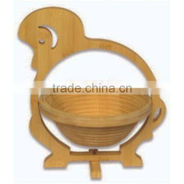 Best selling antique wooden bamboo fruit basket wholesale