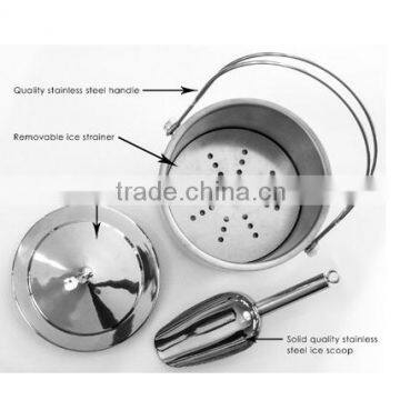 Latest Model Products of Stainless Steel Ice Bucket With Scoop photo-3