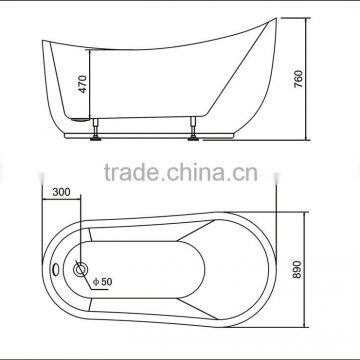 CUPC Certificate Modern Bath Tub,cheap Simple Bathtub,hot Sell Free Standing Bathtubs photo-4