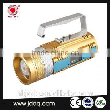 hot high power displayable rechargeable XPE R3 3 functions 3 colors searchlight/fishing lamp