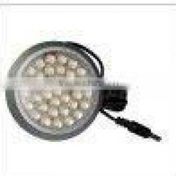 Round surface mounted cabinet downlight 12v