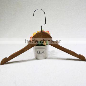 Antique wooden clothes hanger for shirt/coat/suit/dress